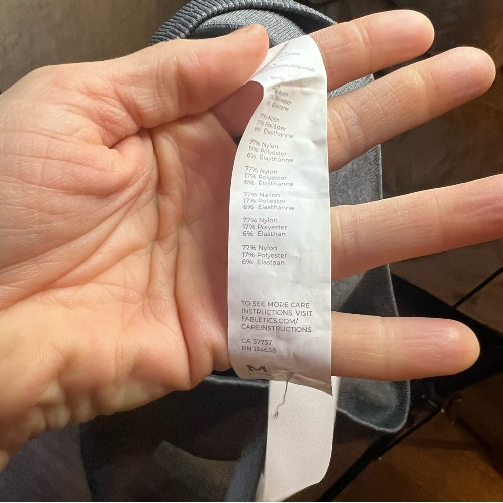 Fabletics seamless highwaisted capri leggings gra… - image 2